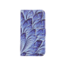 Samsung Galaxy A3 (2017) - Preklopna torbica (WLGP) - Blue leafs