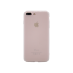 Apple iPhone 7/8 Plus - Gumiran ovitek (TPU) - belo-prosojen MATT
