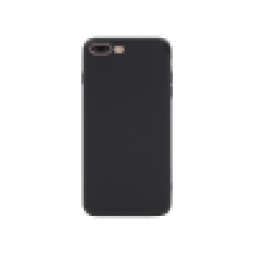 Apple iPhone 7/8 Plus - Gumiran ovitek (TPU) - črn MATT