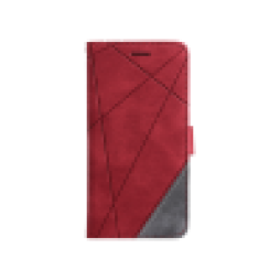 Apple iPhone 14 Pro - Preklopna torbica (WLGO-Lines) - rdeča