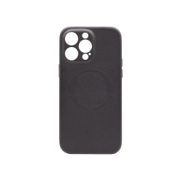 Apple iPhone 14 Pro - Usnjen magnetni ovitek (Leather Magnetic) - črn