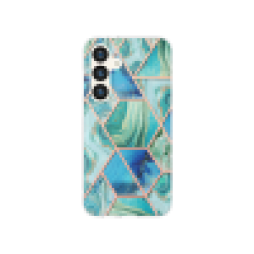 Samsung Galaxy S24+ - Gumiran ovitek (TPUP) - green marble