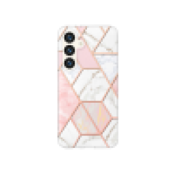 Samsung Galaxy S24+ - Gumiran ovitek (TPUP) - pink marble