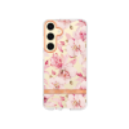 Samsung Galaxy S24+ - Gumiran ovitek (TPUP) - Flowers - roza