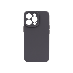 Apple iPhone 15 Pro Max - Silikonski ovitek (liquid silicone) - N-Soft - Graphite color / Temno siva