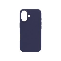 Apple iPhone 16 - Silikonski ovitek (liquid silicone) - Soft - Midnight Blue / Temno modra