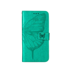 Samsung Galaxy S25 - Preklopna torbica (WLGO-Butterfly) - turkizna