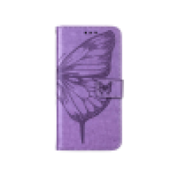 Samsung Galaxy S25 Ultra - Preklopna torbica (WLGO-Butterfly) - vijolična
