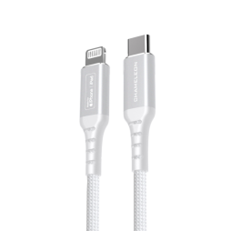 USB-C na Lightning kabel, 480Mbps, 60W MFi (2m) - podatkovni in polnilni kabel - najlon bela