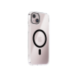 Apple iPhone 15 - Gumiran magnetni ovitek (TPU Magnetic) - črn