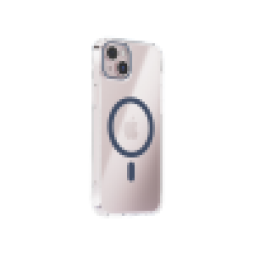 Apple iPhone 15 - Gumiran magnetni ovitek (TPU Magnetic) - temno moder