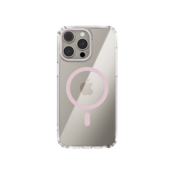Apple iPhone 15 Pro Max - Gumiran magnetni ovitek (TPU Magnetic) - roza