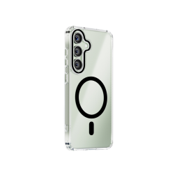 Samsung Galaxy S25+ - Gumiran magnetni ovitek (TPU Magnetic) - črn