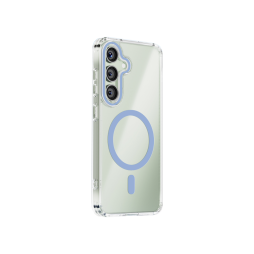 Samsung Galaxy S25+ - Gumiran magnetni ovitek (TPU Magnetic) - temno moder