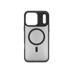 Apple iPhone 17 Pro - Gumiran magnetni ovitek (TPU Magnetic Blur) - črn