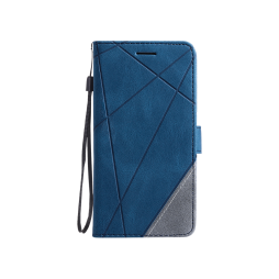 Samsung Galaxy S25 FE - Preklopna torbica (WLGO-Lines) - modra