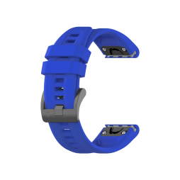 Silikonski pašček za Garmin ure (26mm) hitro zapenjanje - moder