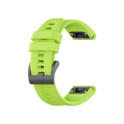 Silikonski pašček za Garmin ure (26mm) hitro zapenjanje - svetlo zelen