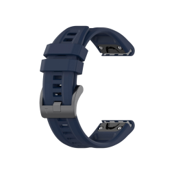 Silikonski pašček za Garmin ure (26mm) hitro zapenjanje - temno moder