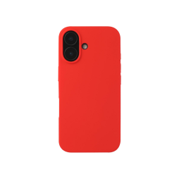 Apple iPhone 17 - Silikonski ovitek (liquid silicone) - Soft - Red / Rdeča