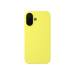 Apple iPhone 17 - Silikonski ovitek (liquid silicone) - Soft - Lemon Yellow / Rumena
