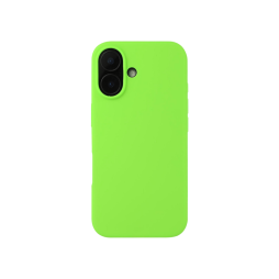 Apple iPhone 17 - Silikonski ovitek (liquid silicone) - Soft - Bright Green / Živo zelena