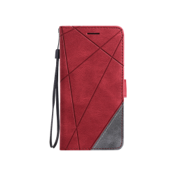 Honor 400 Smart - Preklopna torbica (WLGO-Lines) - rdeča