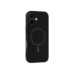 Apple iPhone 17 - Gumiran magnetni ovitek (TPU Magnetic Pastel) - črn