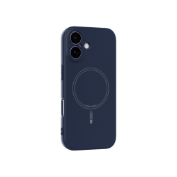 Apple iPhone 17 - Gumiran magnetni ovitek (TPU Magnetic Pastel) - moder