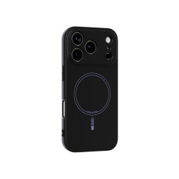 Apple iPhone 17 Pro Max - Gumiran magnetni ovitek (TPU Magnetic Pastel) - črn