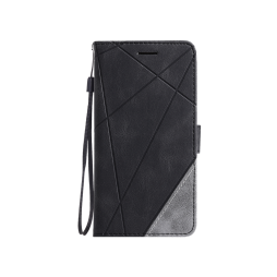 Xiaomi 15T - Preklopna torbica (WLGO-Lines) - črna