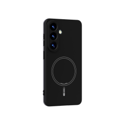 Samsung Galaxy S26 - Gumiran magnetni ovitek (TPU Magnetic Pastel) - črn