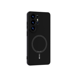 Samsung Galaxy S26 Ultra - Gumiran magnetni ovitek (TPU Magnetic Pastel) - črn