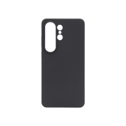 Samsung Galaxy S26 Ultra - Silikonski ovitek (liquid silicone) - Soft - Black / Črna