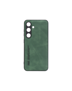 Samsung Galaxy S24 FE - Gumiran ovitek (Cloudy) - zelen