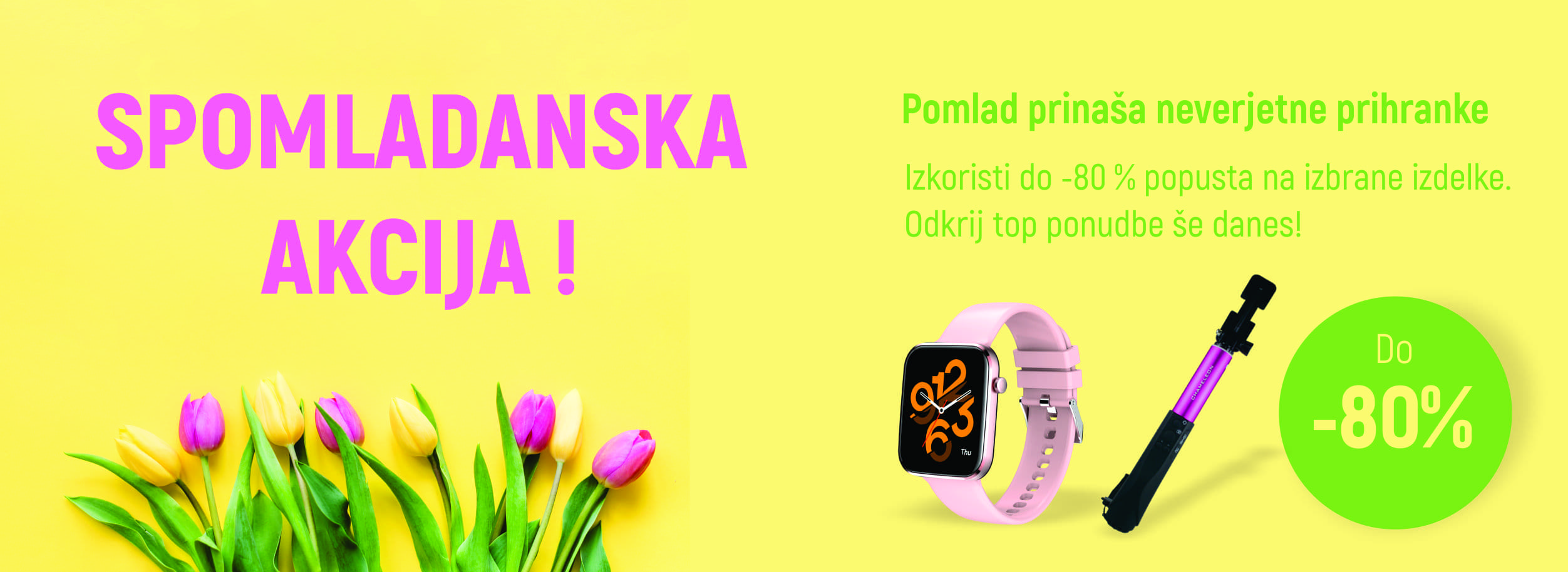 Spomladanska akcija banner