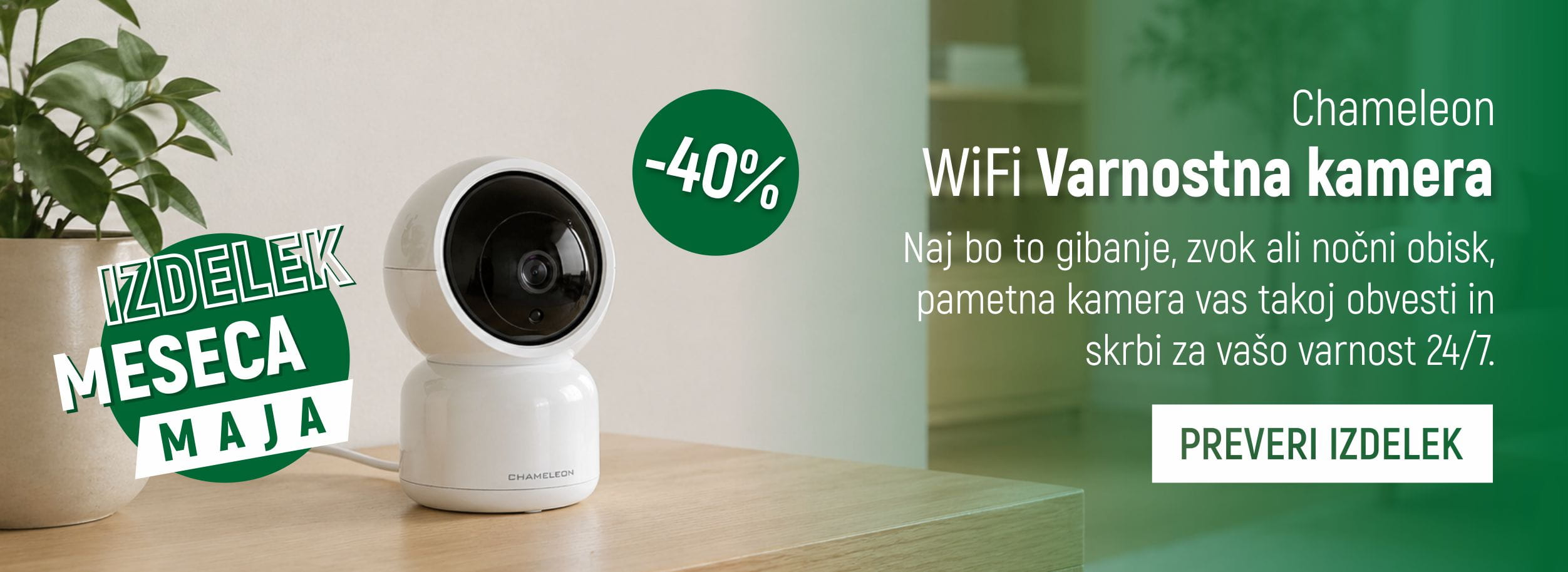 Varnostna kamera V4 - izdelek meseca maja